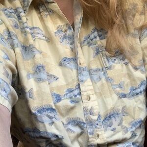 Vintage Columbia Medium Button up Shirt